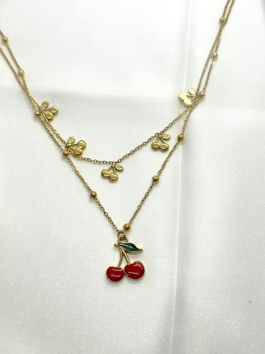 Collier “Cherry Bloom”