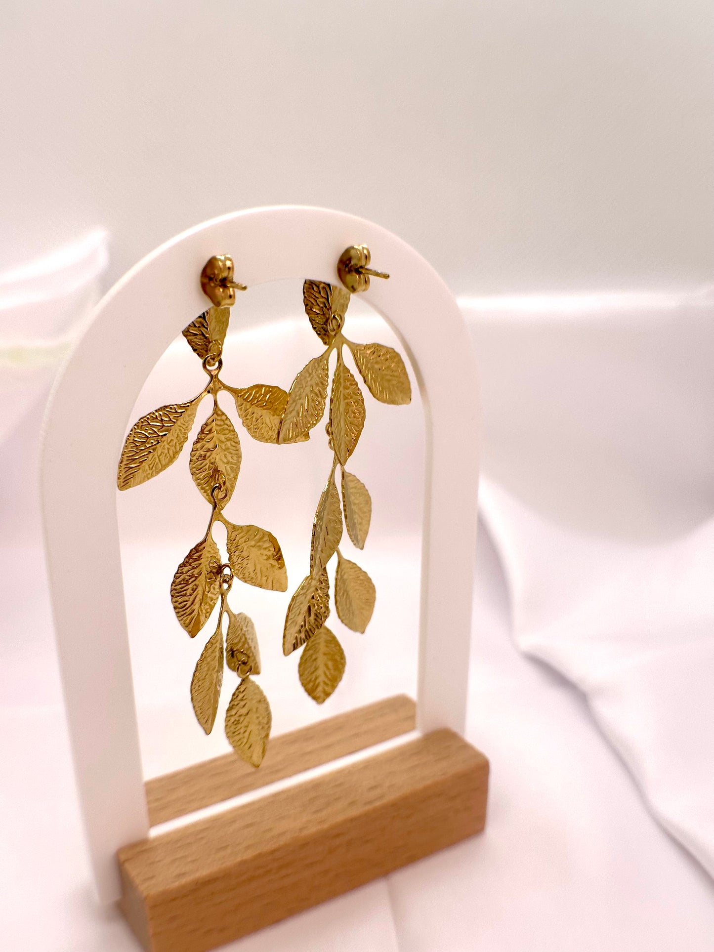 Boucles d’oreilles “Liane d’Or”