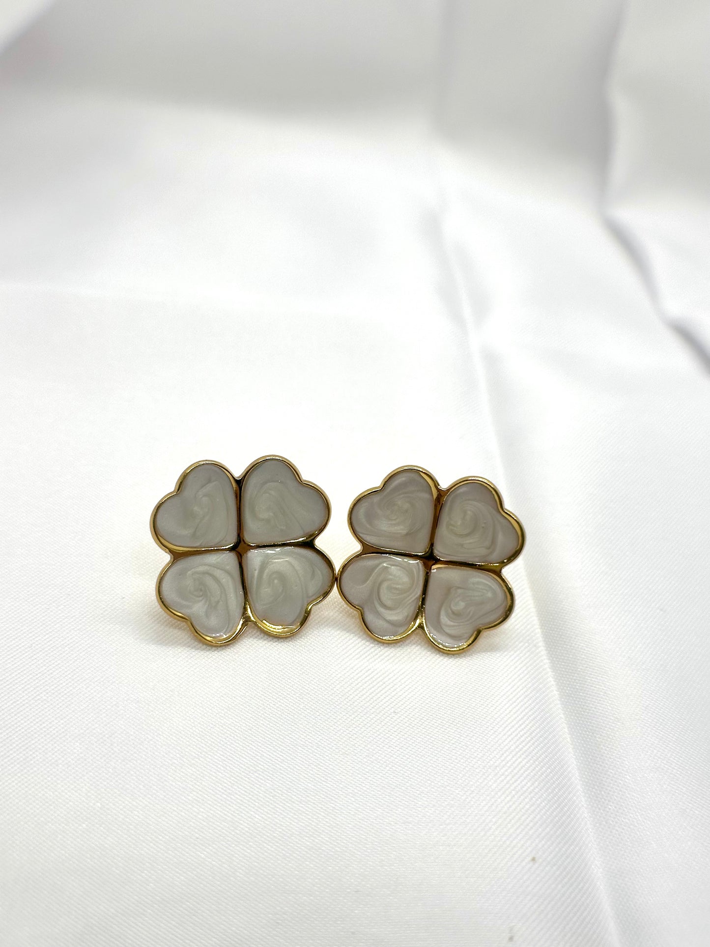 Boucles d’oreilles trèfle