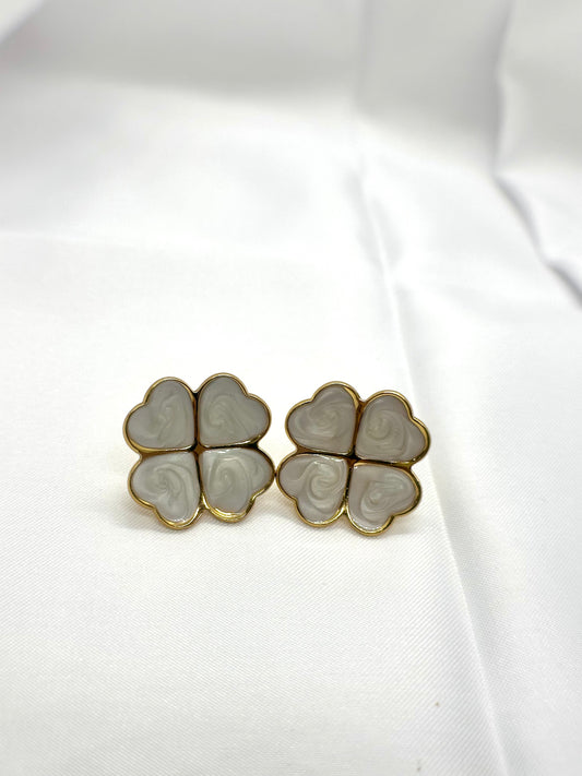 Boucles d’oreilles trèfle