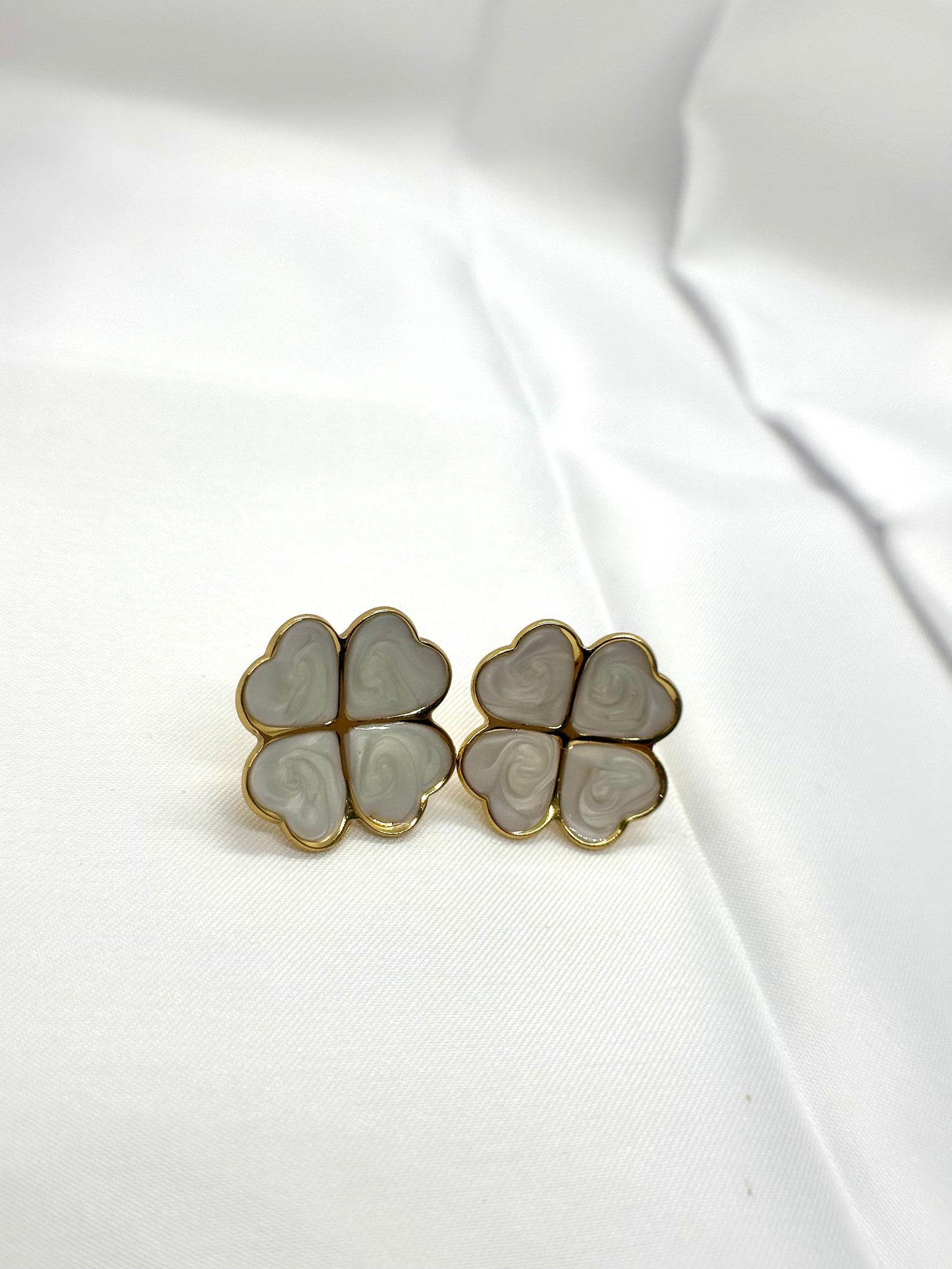 Boucles d’oreilles trèfle