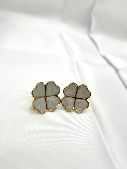 Boucles d’oreilles trèfle