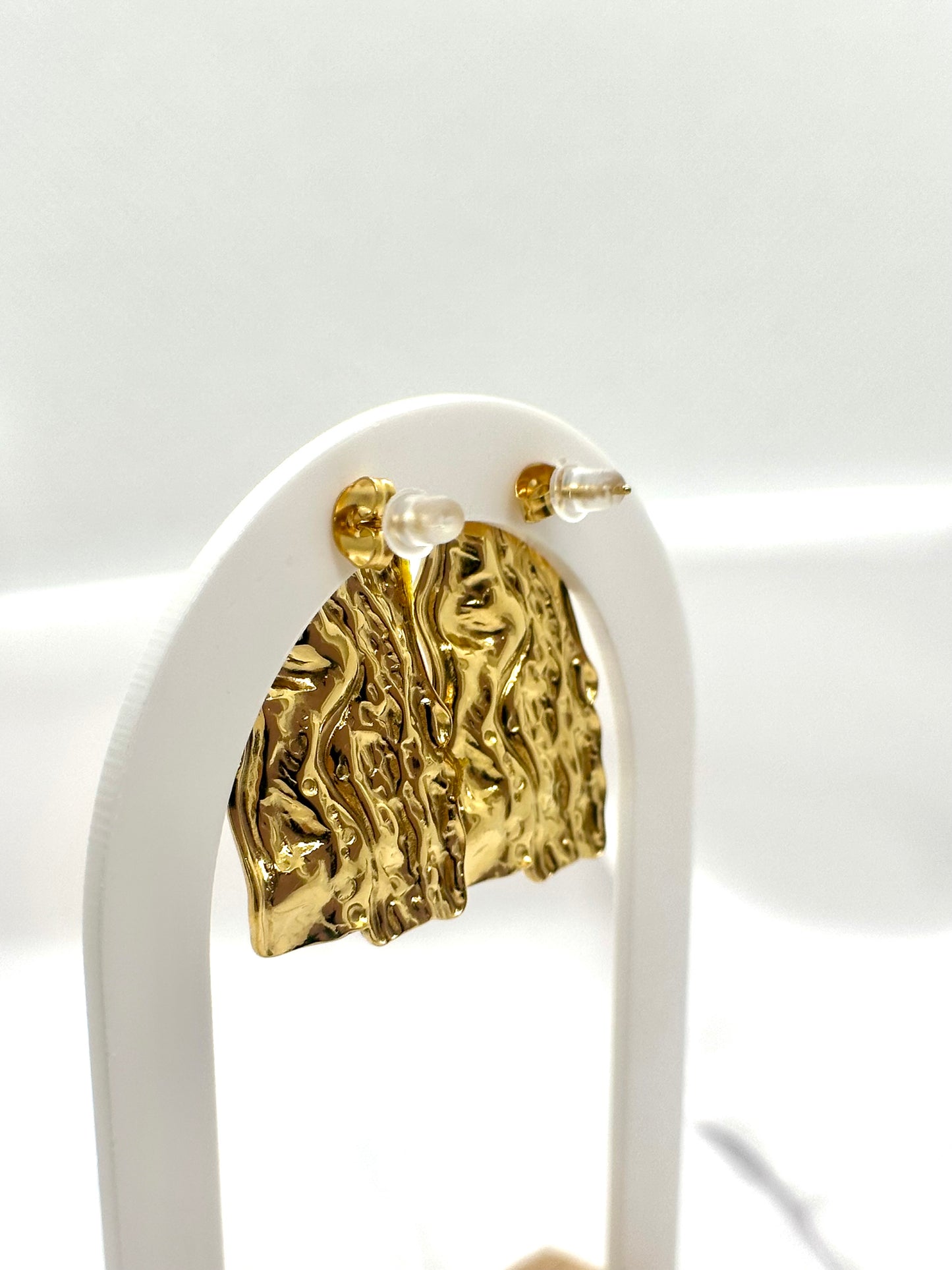 Boucles d’oreilles émail léopard