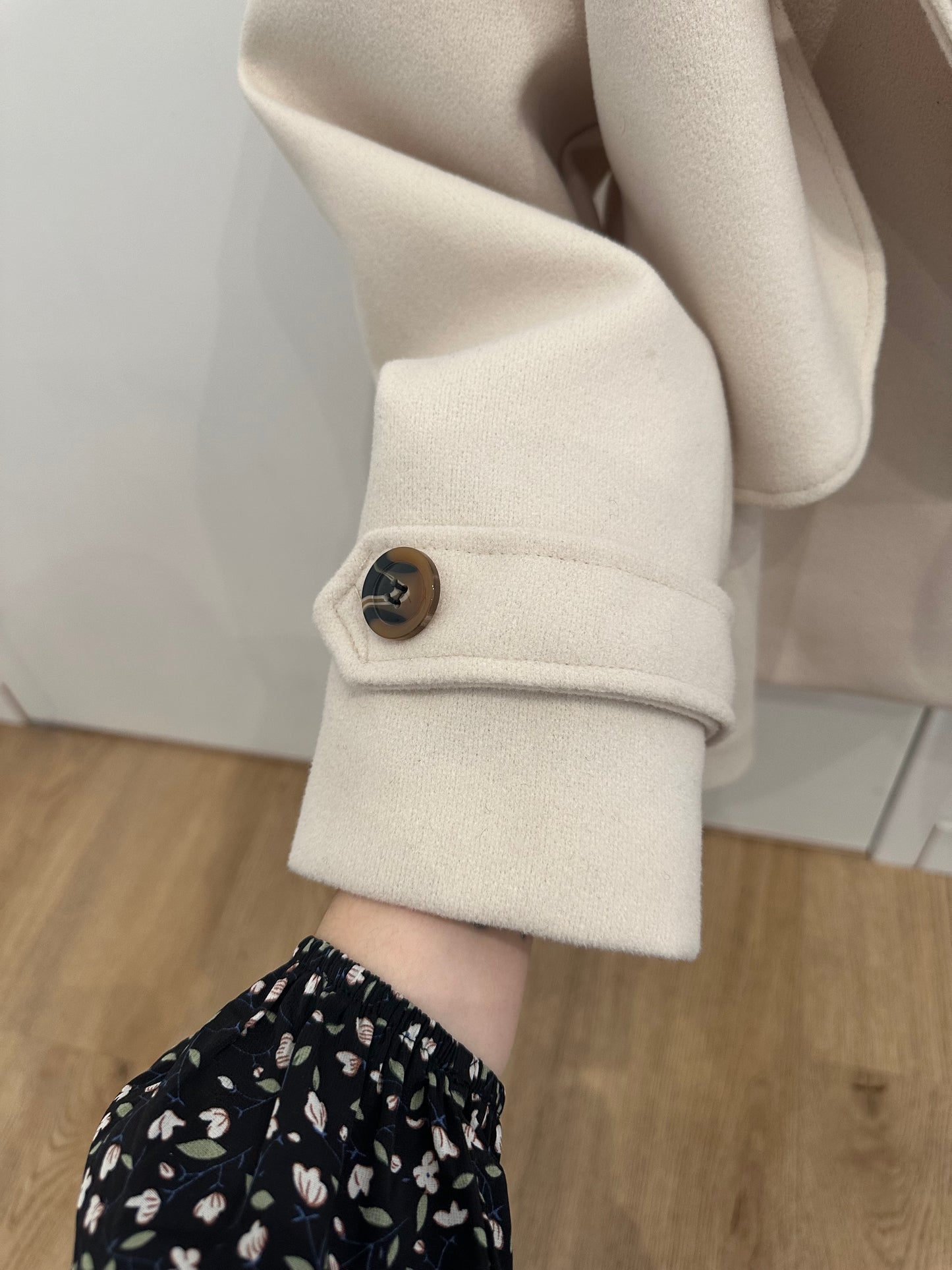 Veste avec doublure en drap de laine