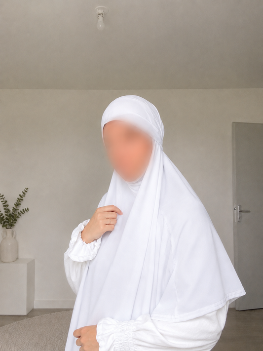 Khimar court en soie de Médine